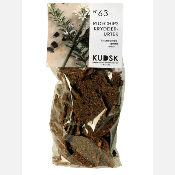 KUDSK 63 Rugchips m. krydderurter