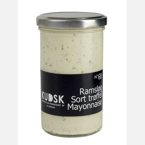 Kudsk 68 ramslg sort trffel mayonaise
